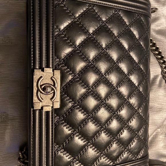 Stitched large boy bag. Holo in tact with card. - Picture 1 of 6